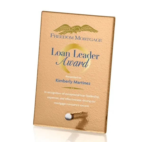 Atchison Russet Rectangle VividPrint™ Award - Silver... from ASI 84592 St Regis Group / St Regis