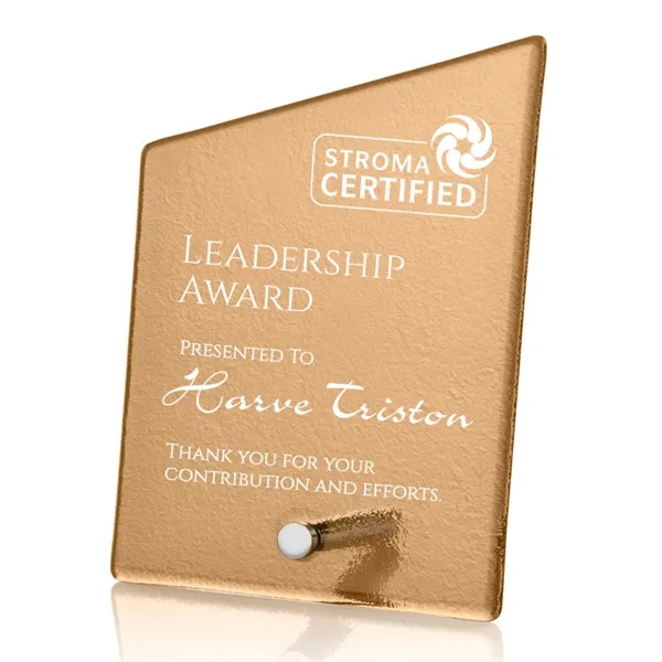 The budget busting Atchison awards feature an elegantly russet-colored frosted ice... from ASI 84592 St Regis Group / St Regis