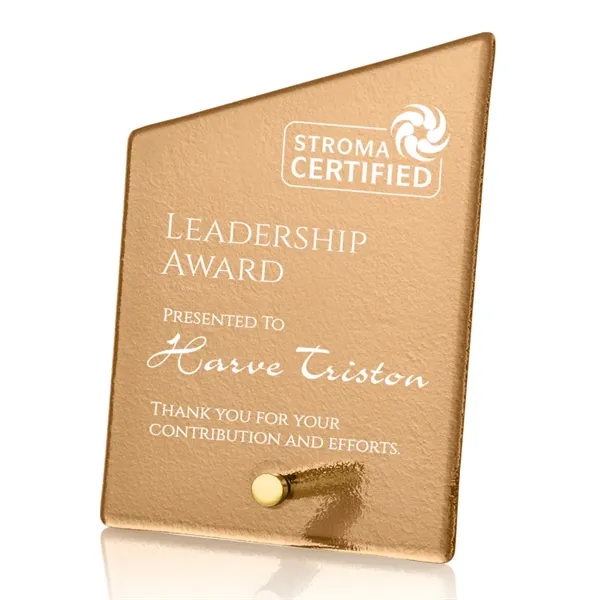 The budget busting Atchison awards feature an elegantly russet-colored frosted ice... from ASI 84592 St Regis Group / St Regis