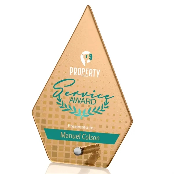 The budget-busting Atchison awards feature an elegantly russet-colored frosted ice-textured back... from ASI 84592 St Regis Group / St Regis