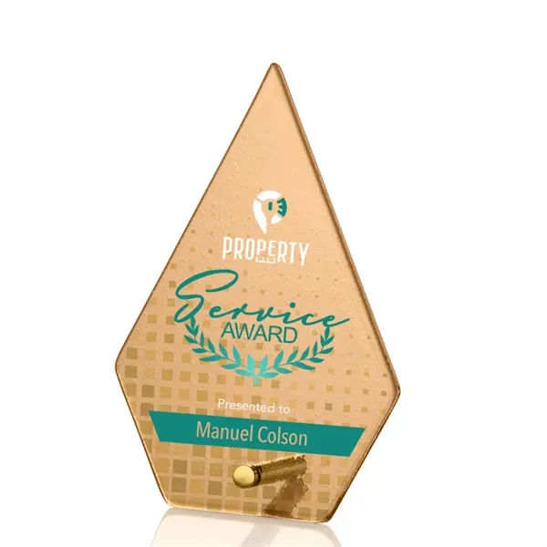 Atchison Russet Diamond VividPrint™ Award - Gold... from ASI 84592 St Regis Group / St Regis