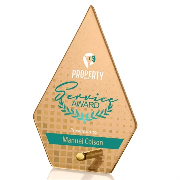 Atchison Russet Diamond VividPrint™ Award - Gold... from ASI 84592 St Regis Group / St Regis