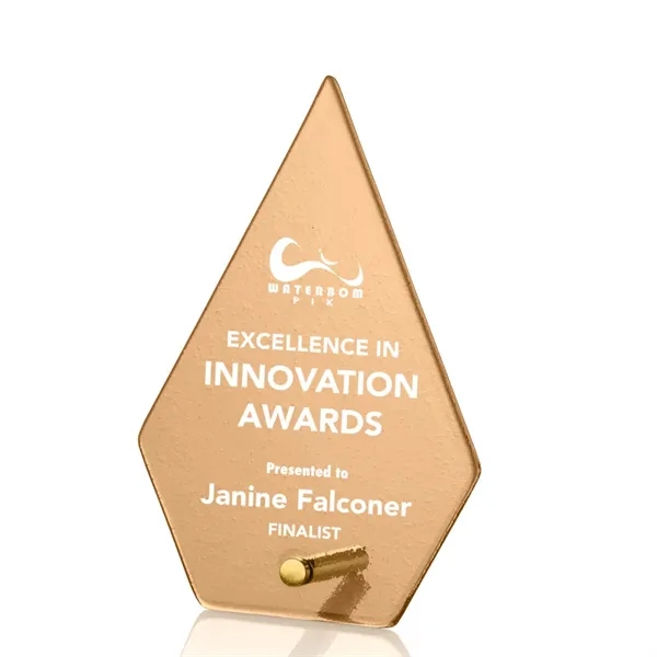 The budget busting Atchison awards feature an elegantly russet-colored frosted ice... from ASI 84592 St Regis Group / St Regis