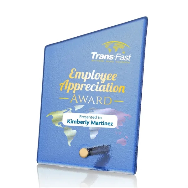 Atchison Slant VividPrint™ Award - Gold... from ASI 84592 St Regis Group / St Regis