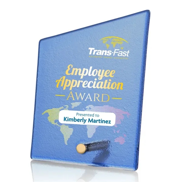 Atchison Slant VividPrint™ Award - Gold... from ASI 84592 St Regis Group / St Regis