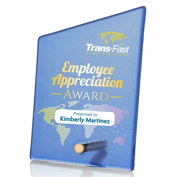 Atchison Slant VividPrint™ Award - Gold... from ASI 84592 St Regis Group / St Regis