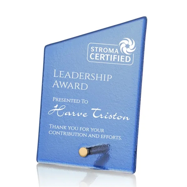 Atchison Blue Slant Award - Gold... from ASI 84592 St Regis Group / St Regis