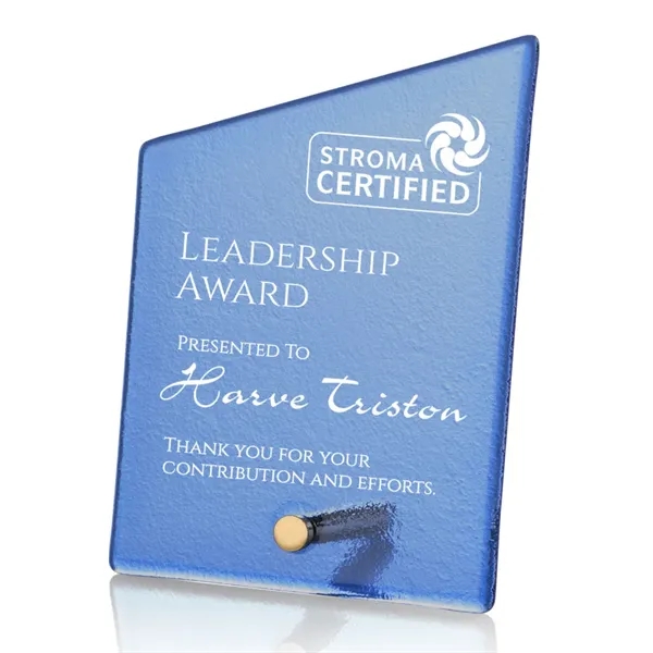 Atchison Blue Slant Award - Gold... from ASI 84592 St Regis Group / St Regis