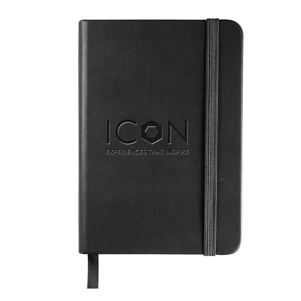 Faux leather cover journal with 80 ruled pages, elastic loop closure... from ASI 79530 Prime Line