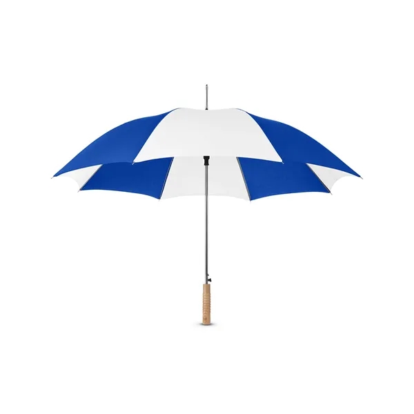 Stick umbrella with a 210T pongee canopy, steel shaft, ribs, wood... from ASI 79530 Prime Line