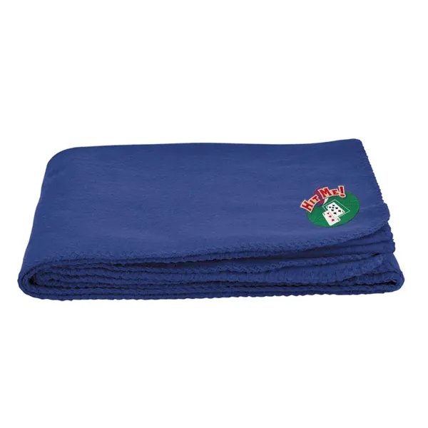 50" x 60" Polyester fleece blanket with embroidery.... from ASI 79530 Prime Line