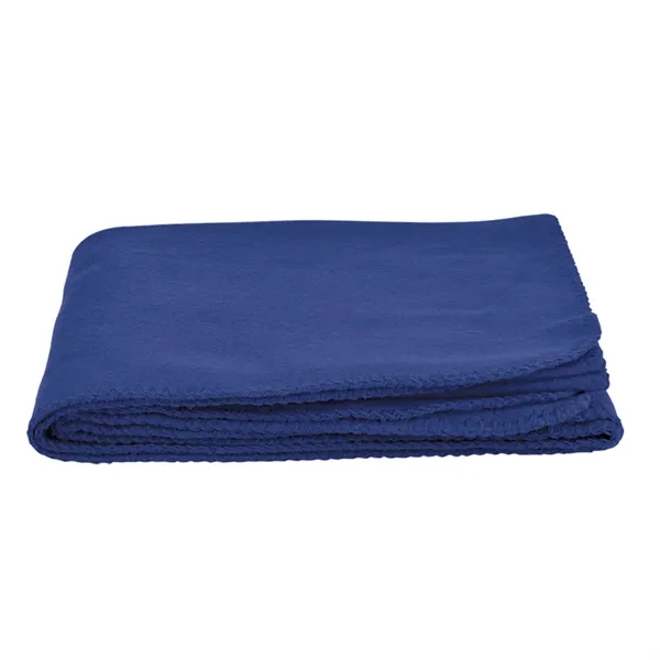 50" x 60" Polyester fleece blanket with embroidery.... from ASI 79530 Prime Line