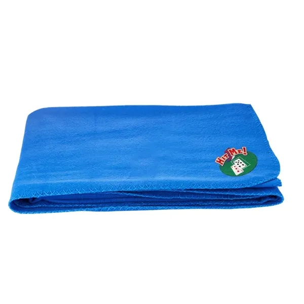 50" x 60" Polyester fleece blanket with embroidery.... from ASI 79530 Prime Line