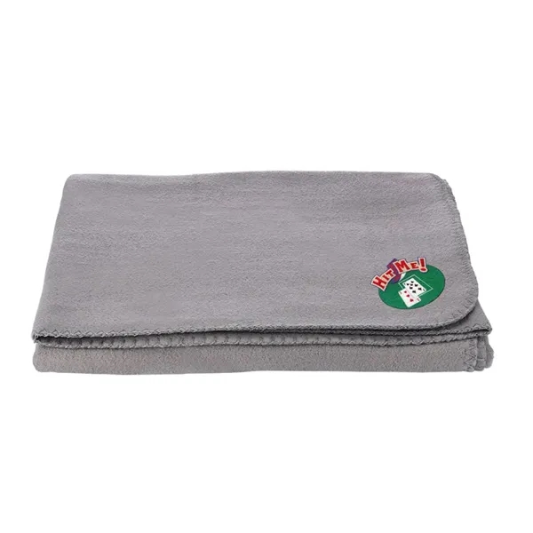 50" x 60" Polyester fleece blanket with embroidery.... from ASI 79530 Prime Line
