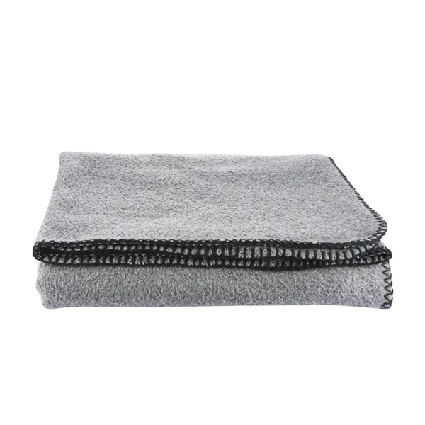 50" x 60" Polyester fleece blanket with embroidery.... from ASI 79530 Prime Line