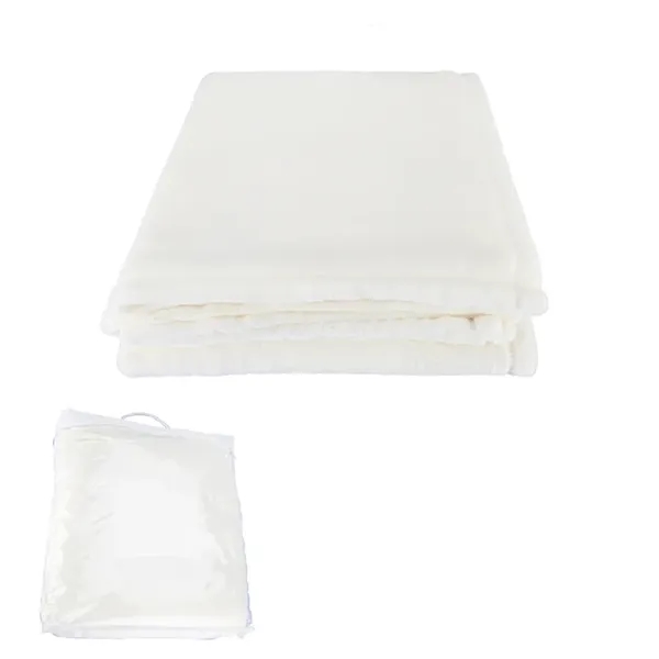 50" x 60" polyester faux mink fleece blanket with self-finish hem,... from ASI 79530 Prime Line