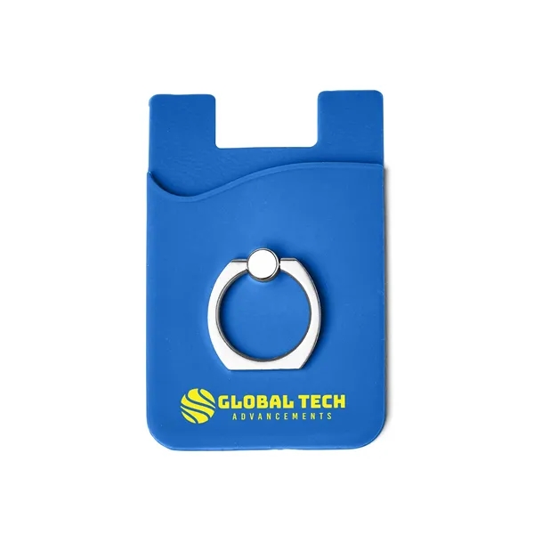 2.25" x 3.5" x 0.375" silicone and zinc alloy ring-style phone... from ASI 79530 Prime Line