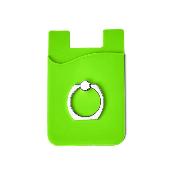 2.25" x 3.5" x 0.375" silicone and zinc alloy ring-style phone... from ASI 79530 Prime Line