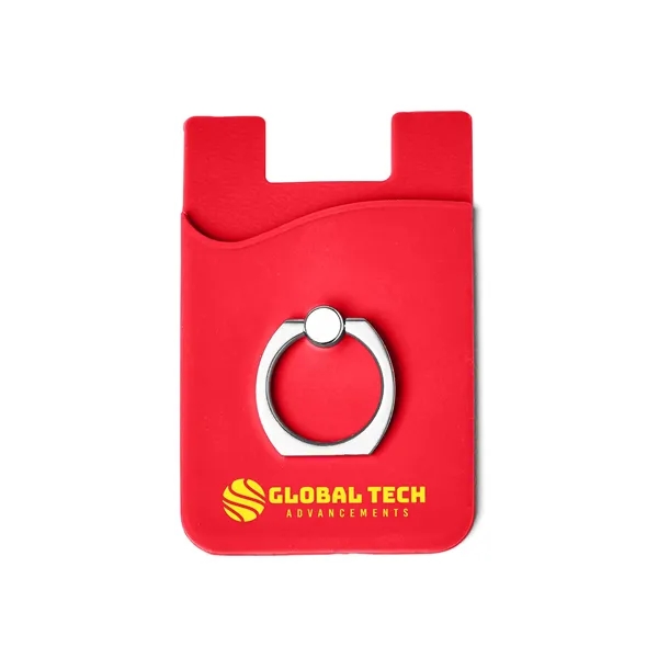 2.25" x 3.5" x 0.375" silicone and zinc alloy ring-style phone... from ASI 79530 Prime Line