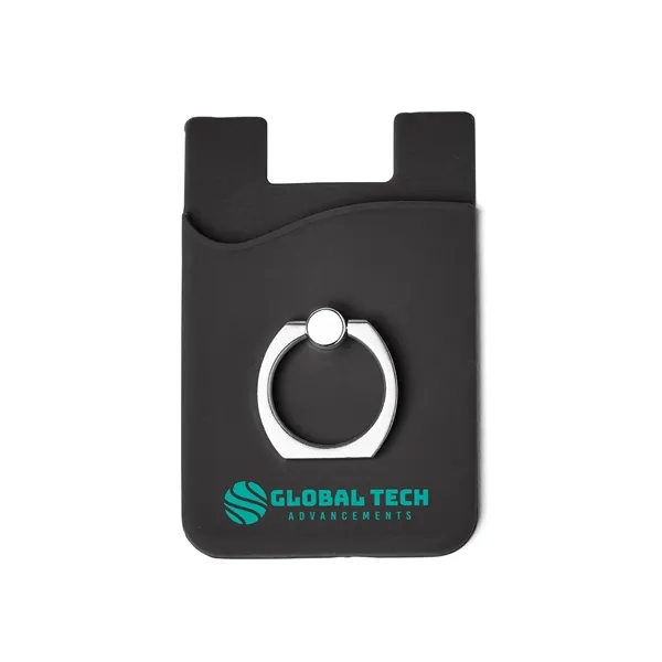 2.25" x 3.5" x 0.375" silicone and zinc alloy ring-style phone... from ASI 79530 Prime Line