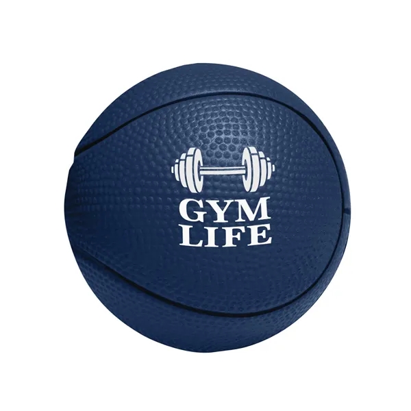 Basketball shaped stress reliever made of polyurethane foam; customization included.... from ASI 79530 Prime Line