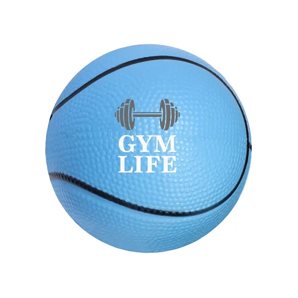 Basketball shaped stress reliever made of polyurethane foam; customization included.... from ASI 79530 Prime Line