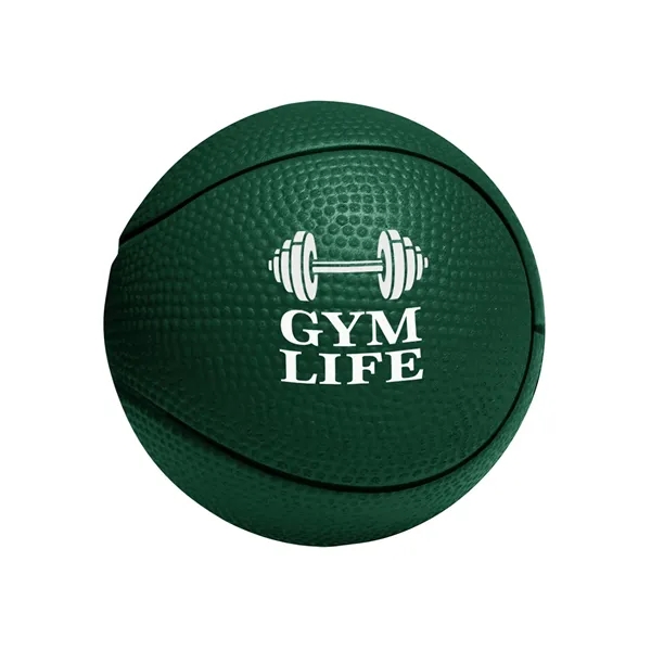 Basketball shaped stress reliever made of polyurethane foam; customization included.... from ASI 79530 Prime Line
