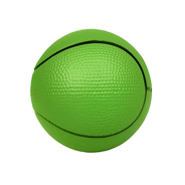 Basketball shaped stress reliever made of polyurethane foam; customization included.... from ASI 79530 Prime Line
