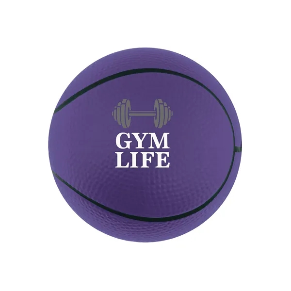 Basketball shaped stress reliever made of polyurethane foam; customization included.... from ASI 79530 Prime Line