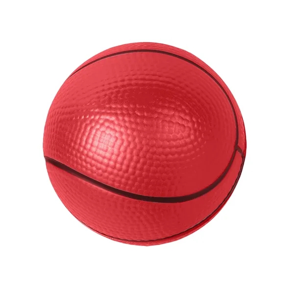 Basketball shaped stress reliever made of polyurethane foam; customization included.... from ASI 79530 Prime Line