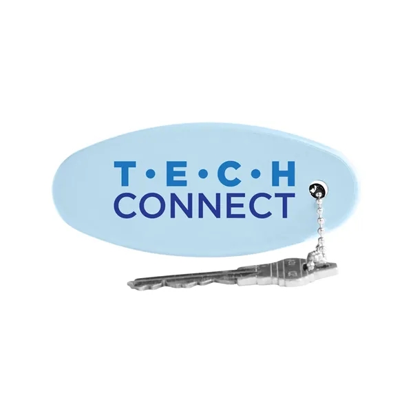 3.15" x 1.38" x .78" polyurethane foam floating keychain with 2.36"... from ASI 79530 Prime Line