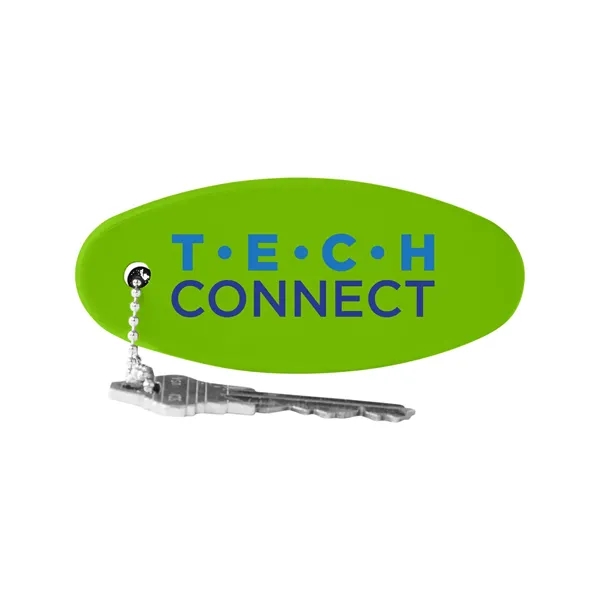 3.15" x 1.38" x .78" polyurethane foam floating keychain with 2.36"... from ASI 79530 Prime Line