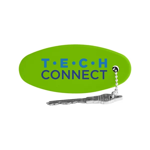 3.15" x 1.38" x .78" polyurethane foam floating keychain with 2.36"... from ASI 79530 Prime Line