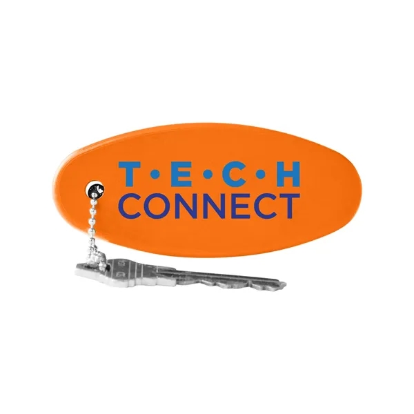 3.15" x 1.38" x .78" polyurethane foam floating keychain with 2.36"... from ASI 79530 Prime Line