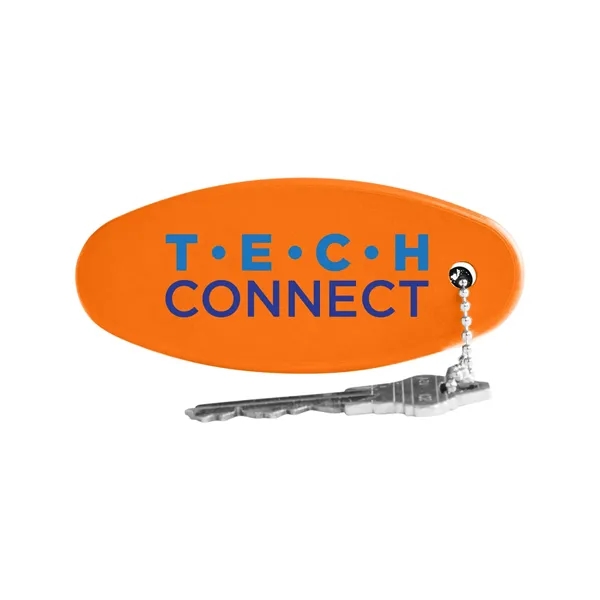 3.15" x 1.38" x .78" polyurethane foam floating keychain with 2.36"... from ASI 79530 Prime Line