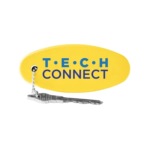 3.15" x 1.38" x .78" polyurethane foam floating keychain with 2.36"... from ASI 79530 Prime Line