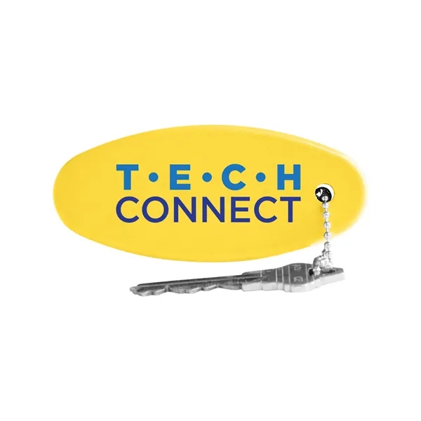 3.15" x 1.38" x .78" polyurethane foam floating keychain with 2.36"... from ASI 79530 Prime Line