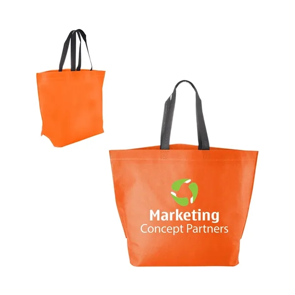 19" x 13" x 7" 80GSM non-woven polypropylene tote bag with... from ASI 79530 Prime Line