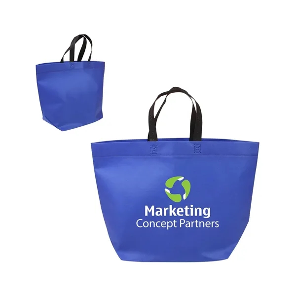 19" x 13" x 7" 80GSM non-woven polypropylene tote bag with... from ASI 79530 Prime Line