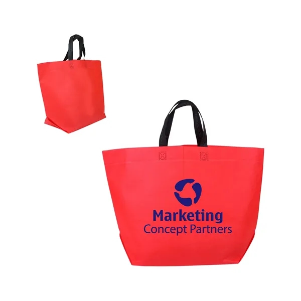 19" x 13" x 7" 80GSM non-woven polypropylene tote bag with... from ASI 79530 Prime Line