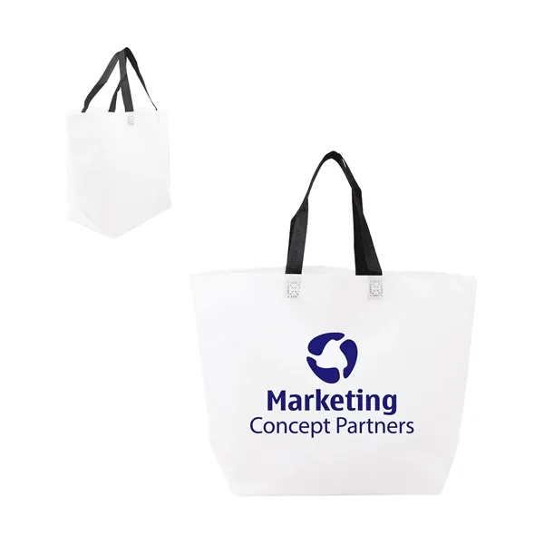 19" x 13" x 7" 80GSM non-woven polypropylene tote bag with... from ASI 79530 Prime Line