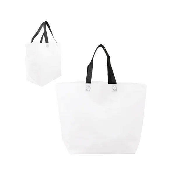19" x 13" x 7" 80GSM non-woven polypropylene tote bag with... from ASI 79530 Prime Line
