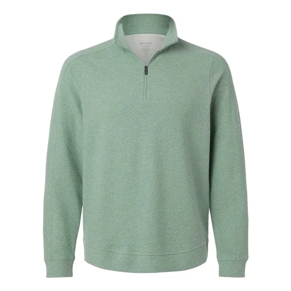 North End Spirit Textured Quarter-Zip Pullover... from ASI 84358 S&S Activewear
