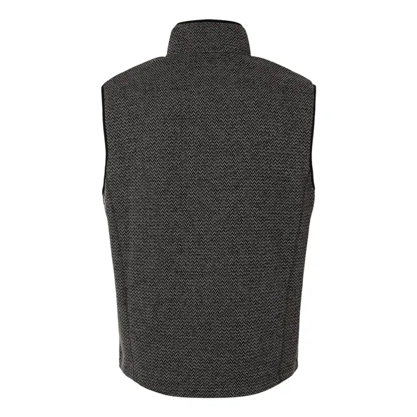 North End Men's Jasper Jacquard Fleece Vest... from ASI 84358 S&S Activewear