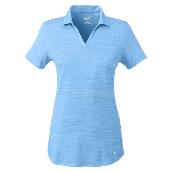 Puma Golf Women's Cloudspun Free V-neck Polo... from ASI 84358 S&S Activewear