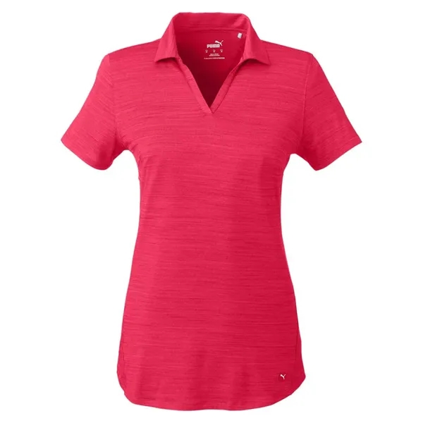 Puma Golf Women's Cloudspun Free V-neck Polo... from ASI 84358 S&S Activewear
