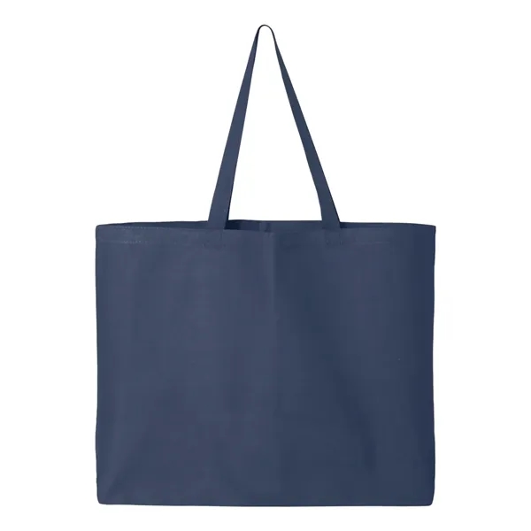 100% heavy canvas jumbo tote with 23" web canvas handles and... from ASI 84358 S&S Activewear