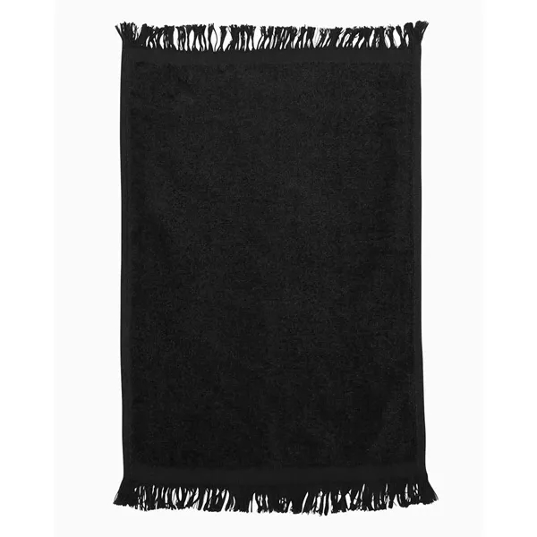 100% cotton fingertip towel with fringed ends, one side of velour,... from ASI 84358 S&S Activewear