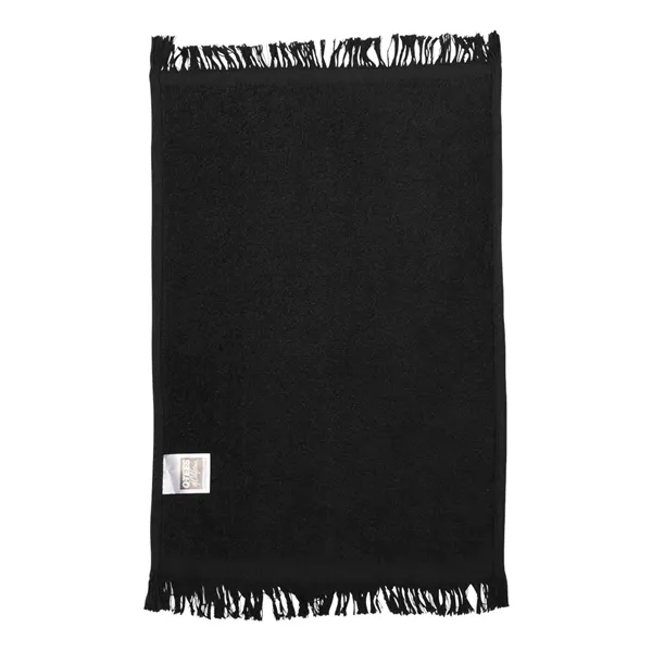 100% cotton fingertip towel with fringed ends, one side of velour,... from ASI 84358 S&S Activewear