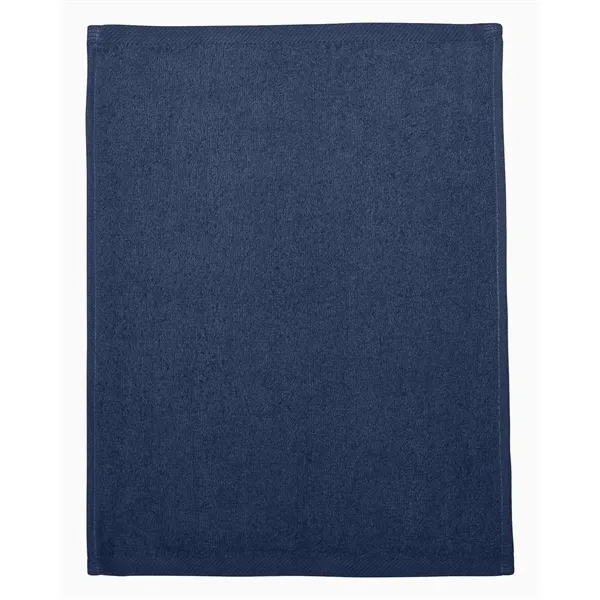 100% cotton towel with fringed end and measures 11" x 8"... from ASI 84358 S&S Activewear